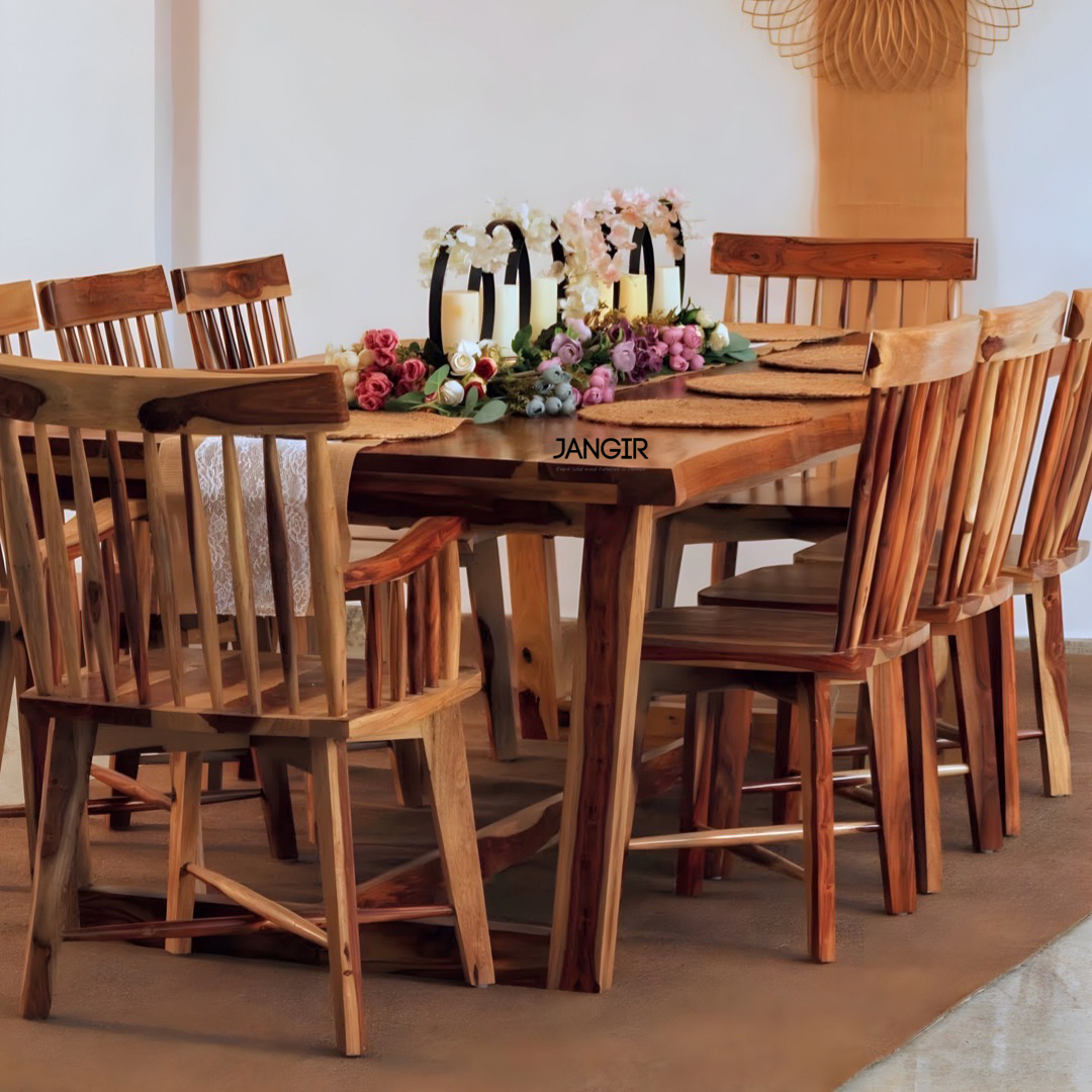 Transform your dining room with Farmhouse Solid Wood Dining Chair, made from Sheesham wood. Shop stylish and comfortable dining chair near you in Bangalore!