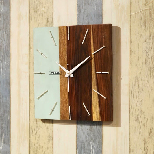 Nails Rustic Wall Clock.