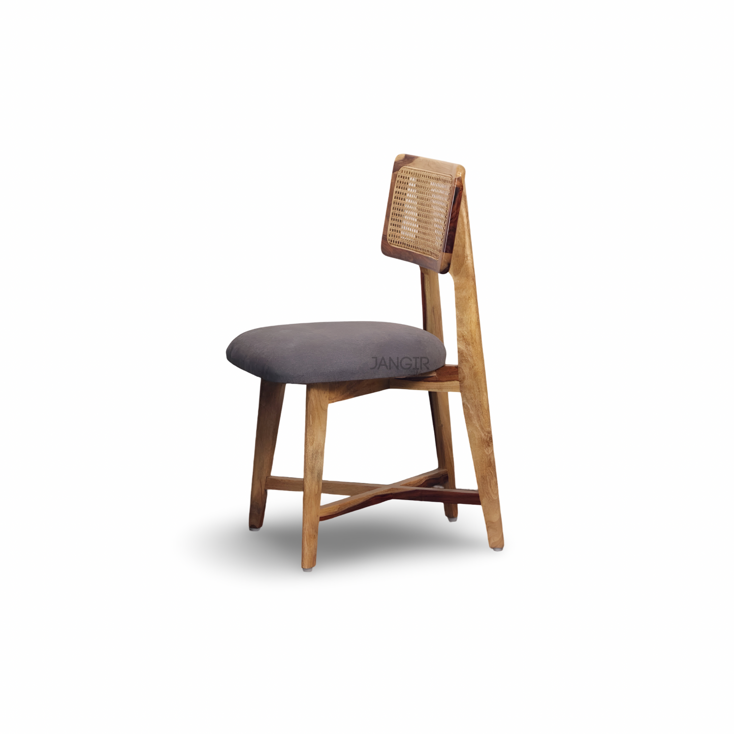 Transform your dining room with Retro Solid Wood Cane Dining Chair, made from Sheesham wood. Shop stylish & comfortable cane dining chair near you in Bangalore!