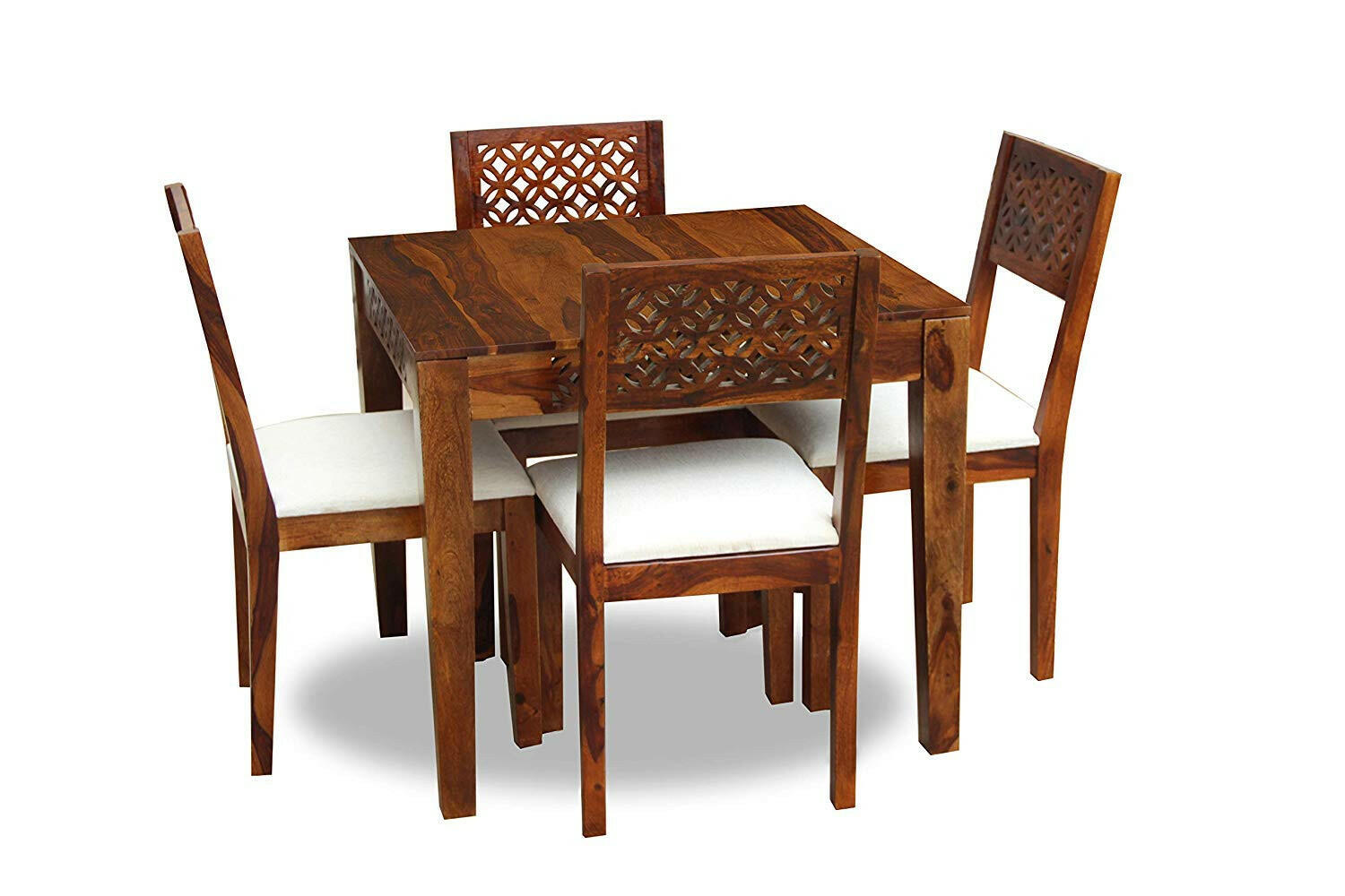 Jali dining table and 6 online chairs