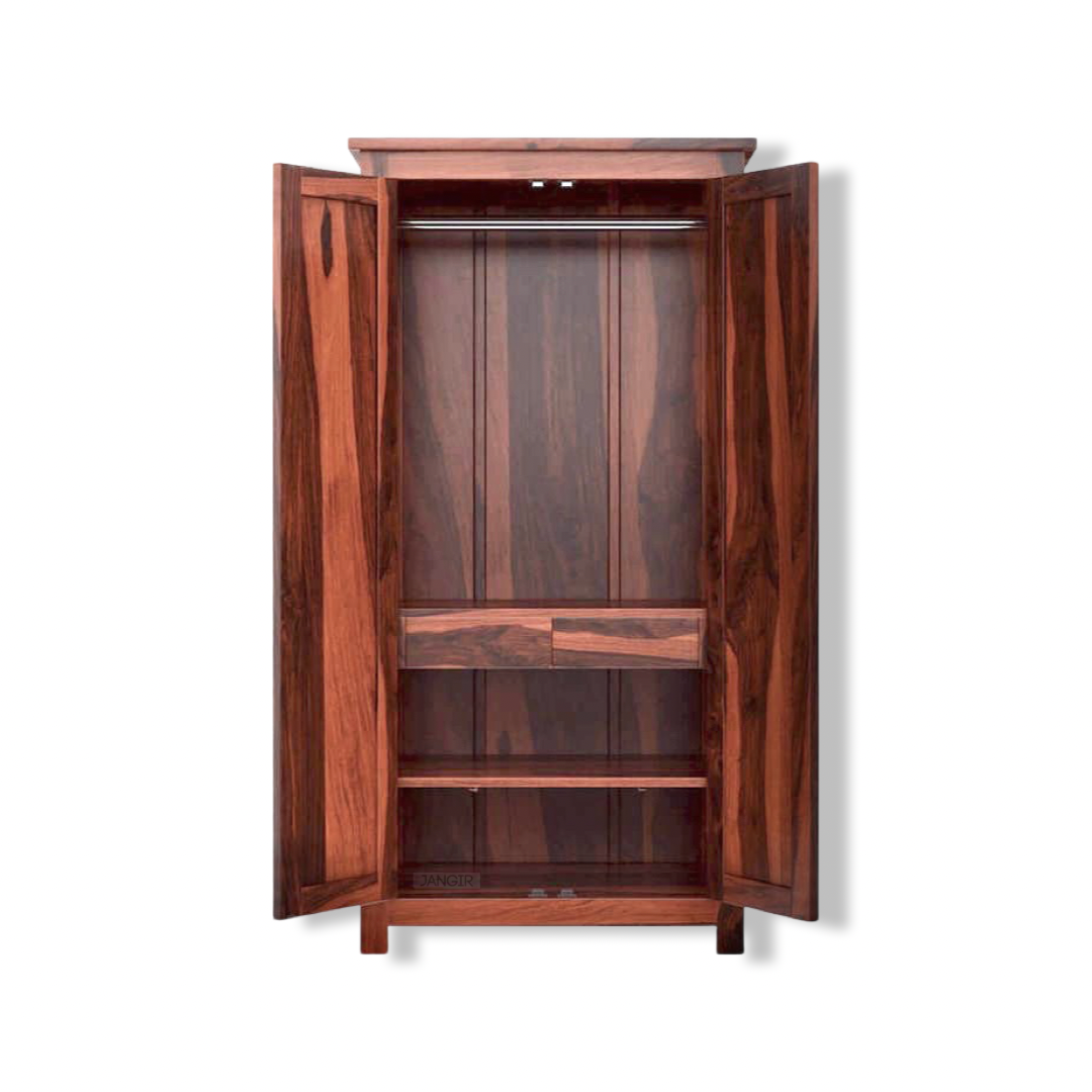Double Door Wooden Almirah With Dressing Unit, For Home at Rs 1800/square  feet in Bikaner